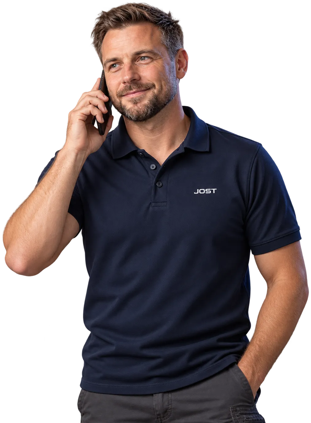 Ihr Ansprechpartner von Jost Alarmtechnik am Telefon